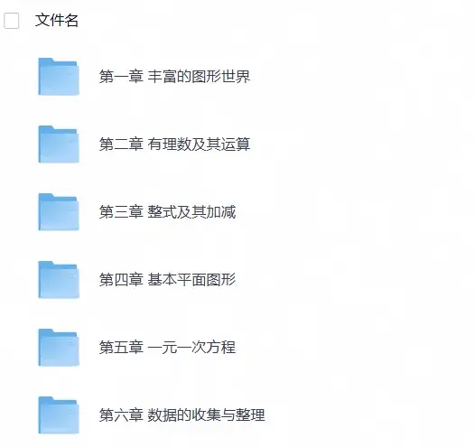 七年级数学上册 讲义（北师大版）-298资料