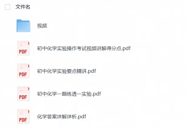 万唯初中物理化学一题练透一实验（含视频）-298资料