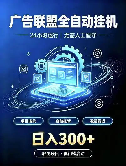 广告联盟全自动挂G，24小时自动运行，无需人工值守，日收200－500+【揭秘】-298资料
