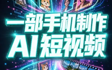 一部手机制作能上热门能变现的AI短视频-298资料